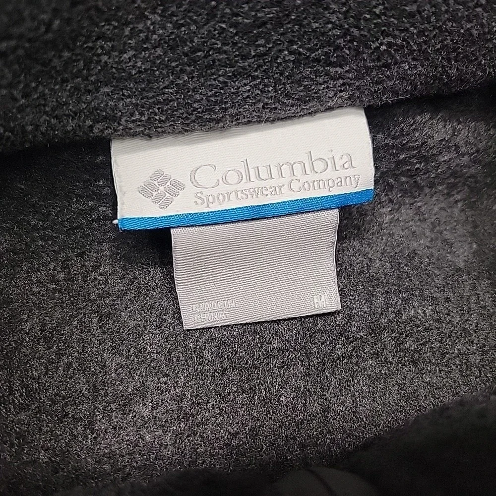 Columbia Jacket Mens M Gray WM6113 Steens Mountain Full Zip Fleece Outdoor Warm